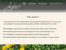 Tablet Screenshot of jayker.com